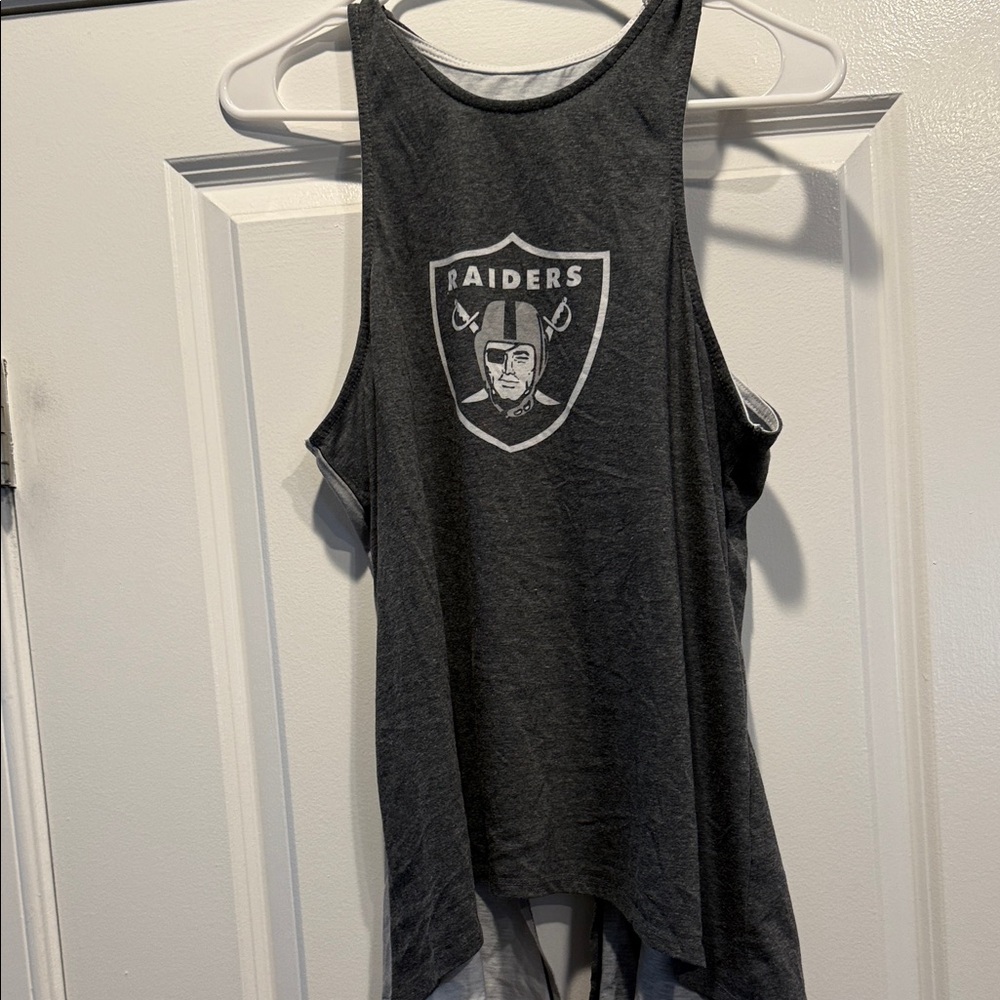 Raiders Women's Gray Tank Top